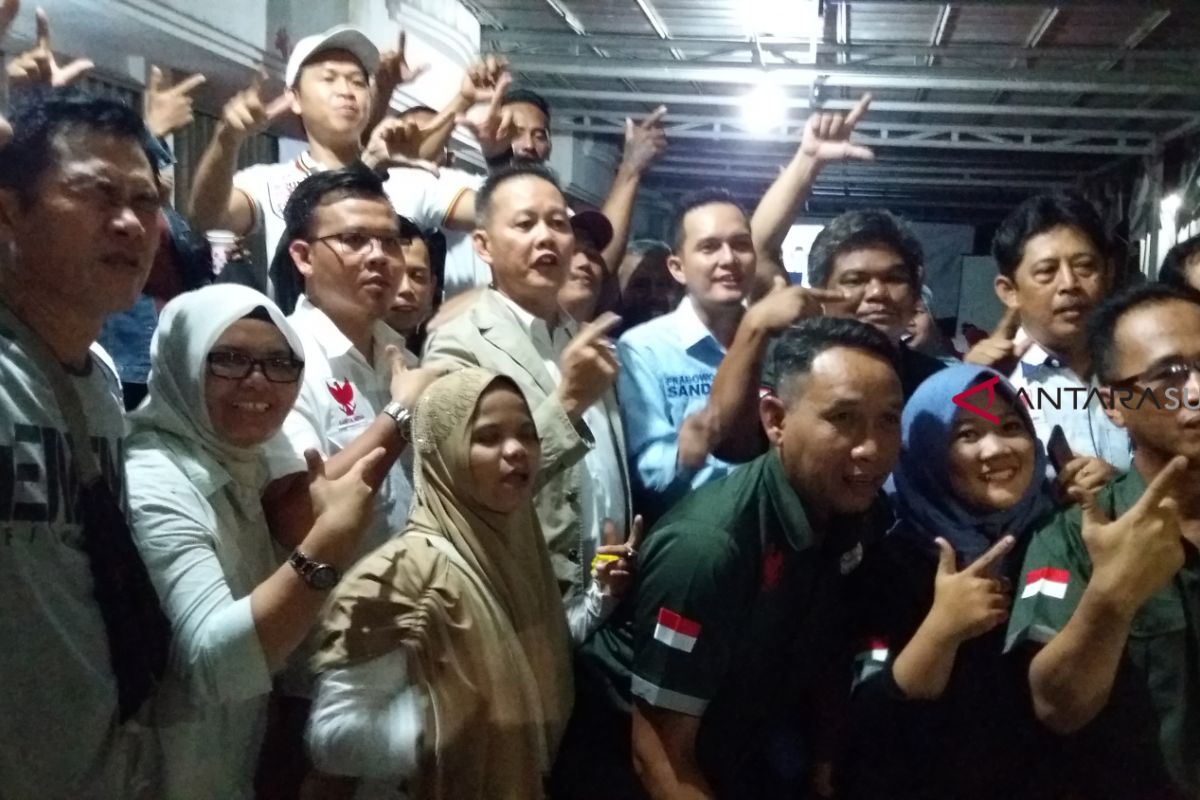 Gerindra Targetkan Kemenangan Prabowo-Sandi 65 persen di Sumsel