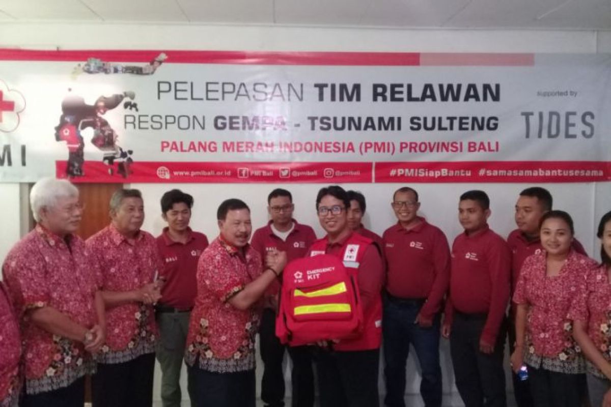 PMI Bali kirim 20 relawan ke Sulawesi Tengah