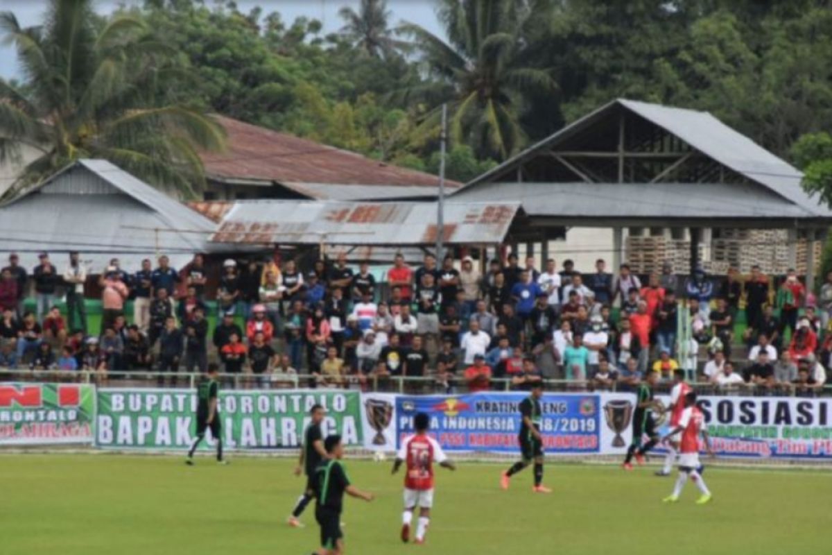 Persipura jamu Persidago Gorontalo di leg kedua pada 8 Februari