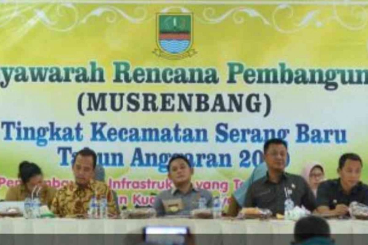 Musyawarah rencana pembangunan Bekasi fokus perbaikan infrastruktur