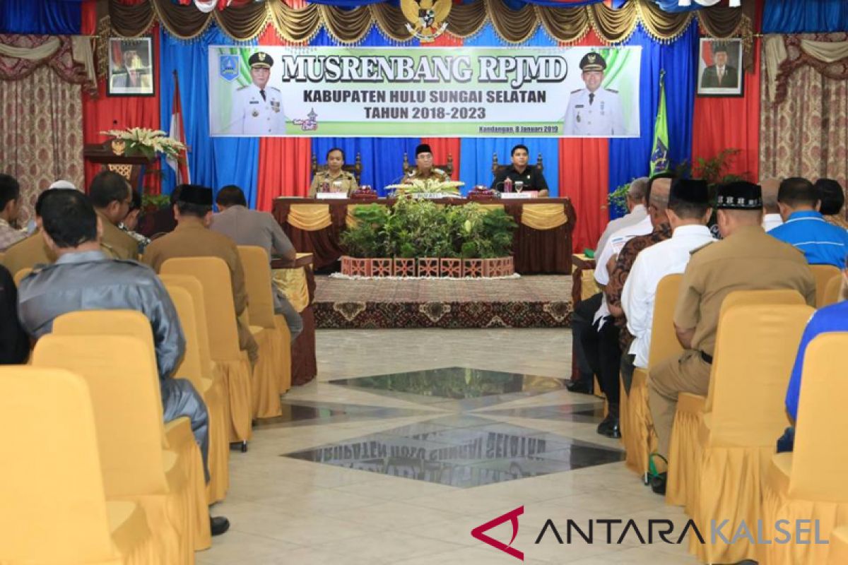 Bupati HSS buka Musrenbang RPJM tahun 2018-2023