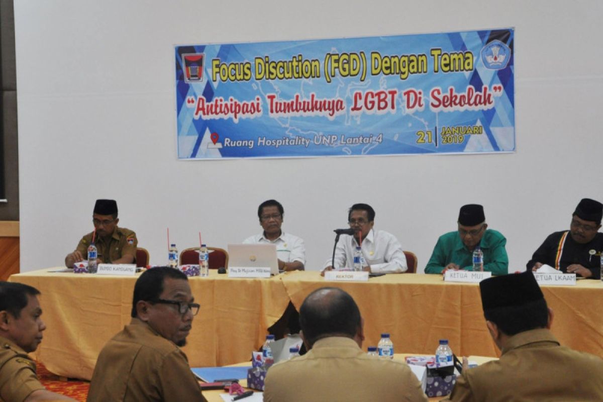 Padang antisipasi tumbuhnya LGBT di lingkungan sekolah