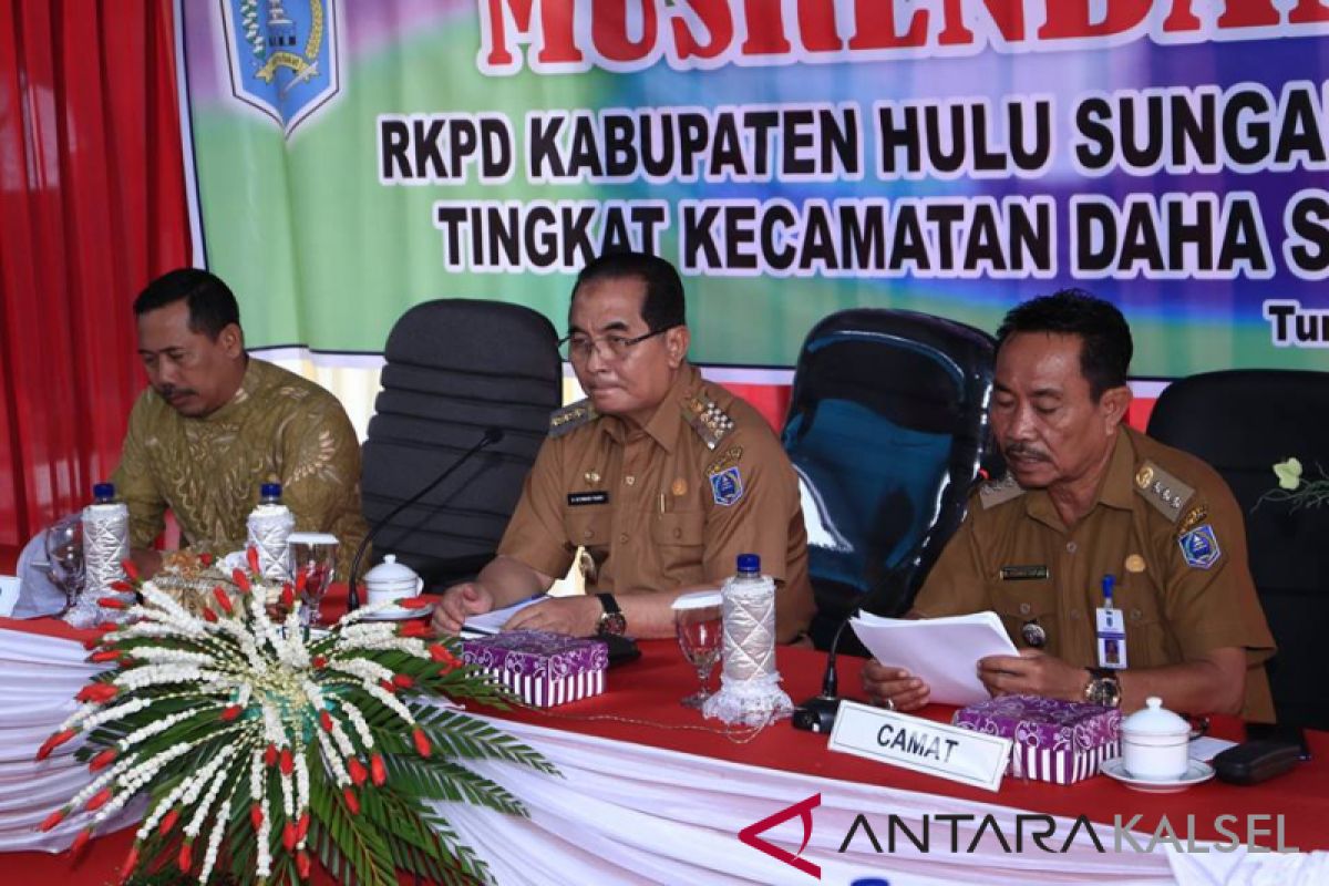 Bupati HSS buka Musrenbang RKPD Kecamatan Daha Selatan