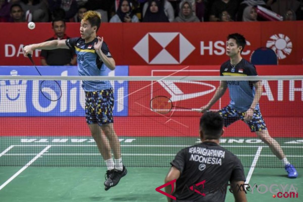 Kevin/Marcus vs Fajar/Rian di perempatfinal Indonesia Masters