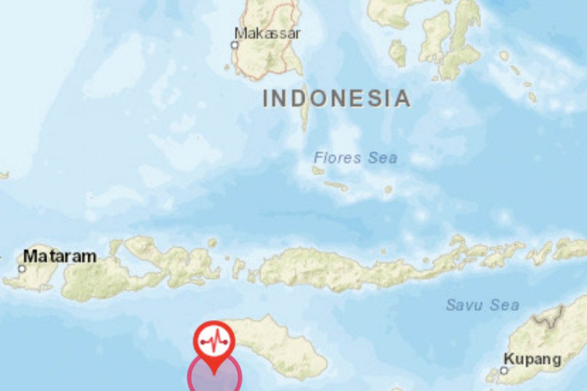 Sumba Barat alami 47 gempa susulan