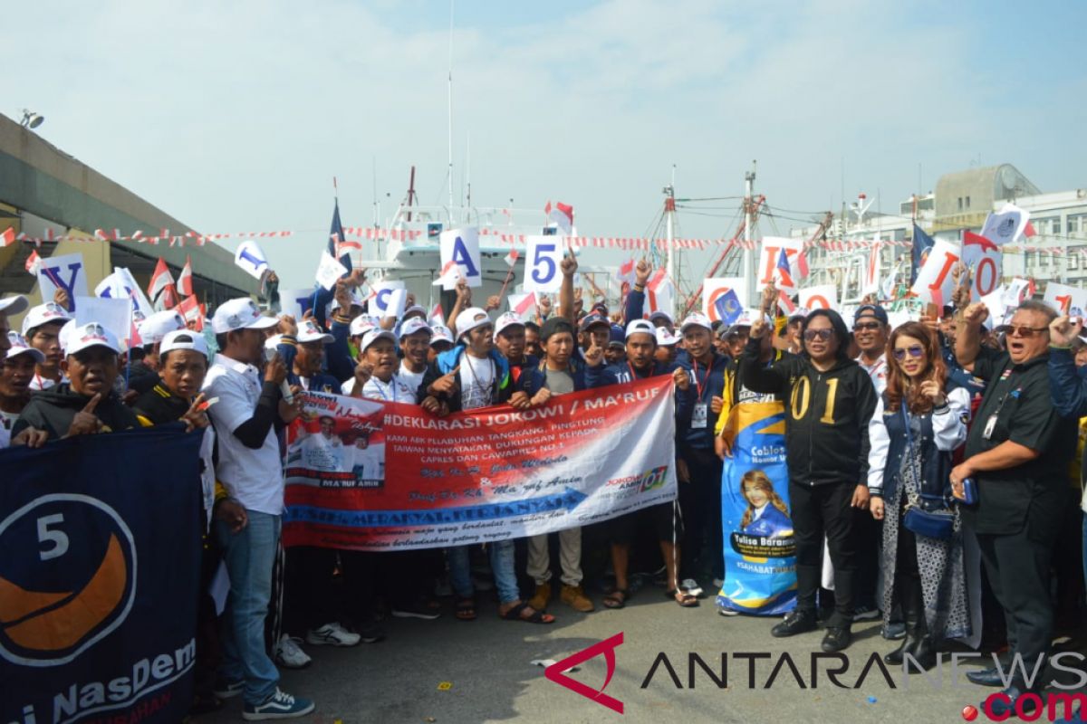 Indonesian citizens and ship-crews in Taiwan declare support to Jokowi-Ma`ruf