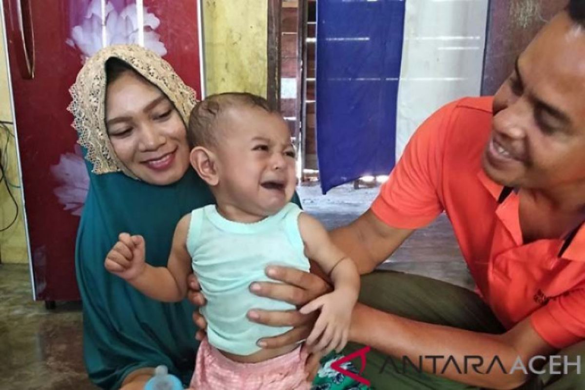 Bantuan dermawan dibutuhkan untuk balita kelainan jantung di Aceh Jaya