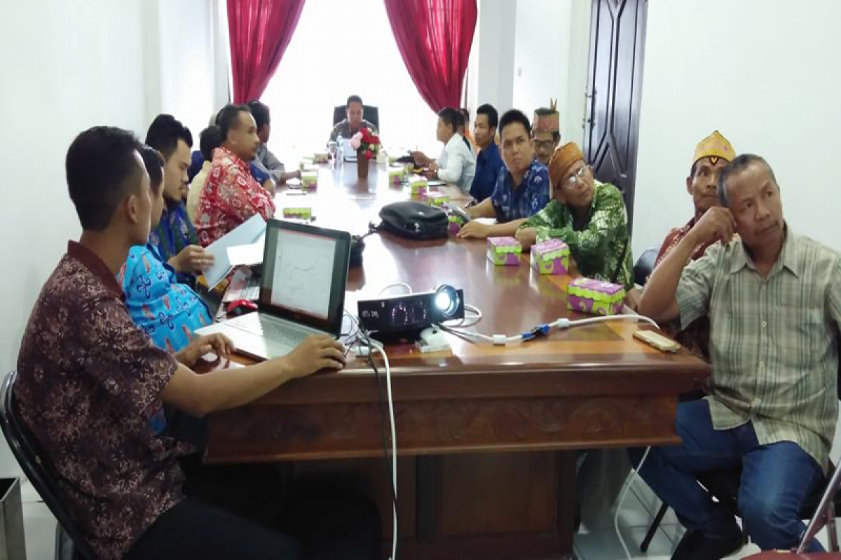 Dua desa saling klaim tata batas, Bupati Lamandau langsung gelar rakor