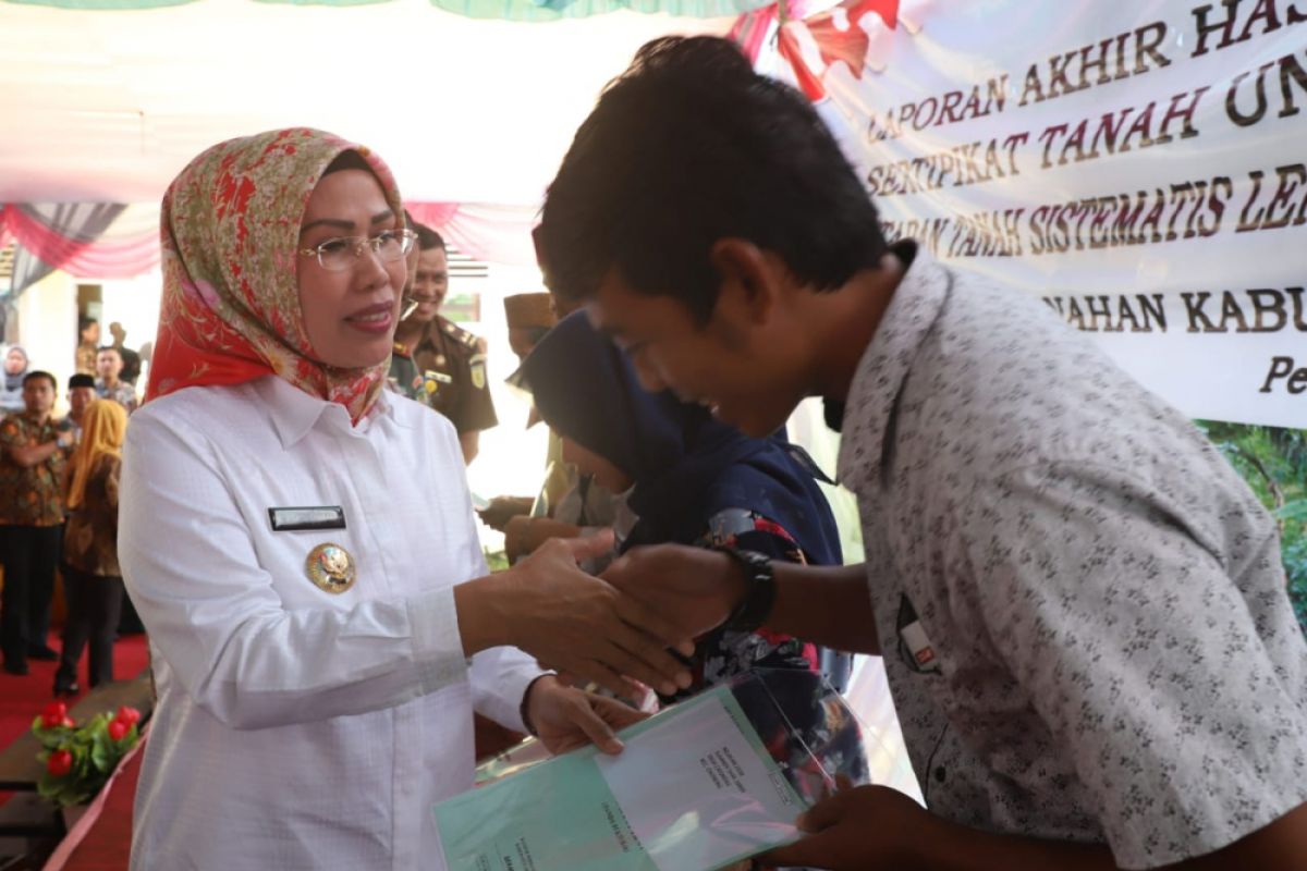 Penerimaan Sertifikat Gratis Pemkab Serang Capai 70 Persen