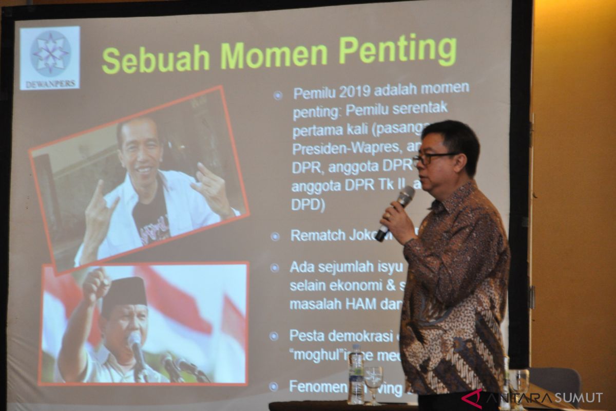 Dewan Pers gelar workshop jurnalistik peliputan khusus Pemilu 2019