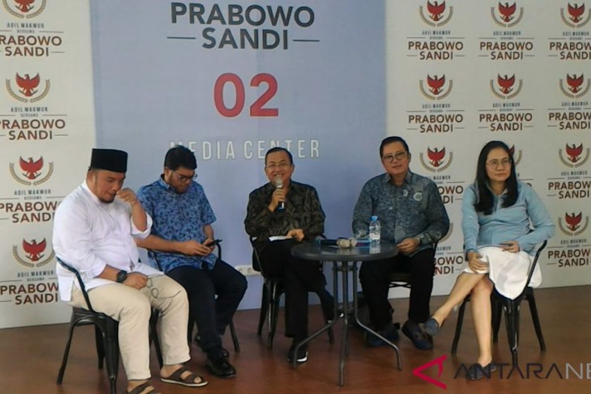 BPN Prabowo-Sandi: Pembatalan visi-misi turunkan kualitas demokrasi