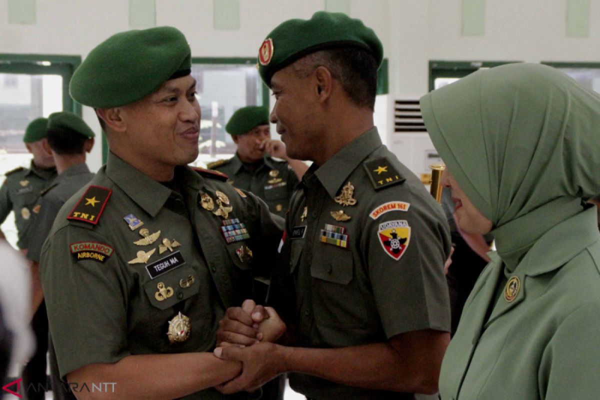 Brigjen TNI Syaiful Rahman resmi jadi Danrem Wirasakti