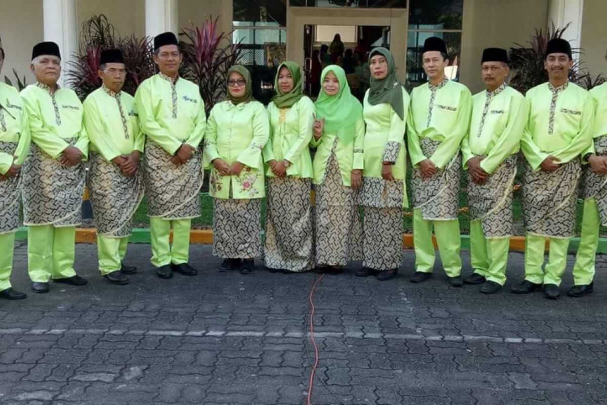 Hari Jadi Langkat ASN berpakaian etnis Melayu