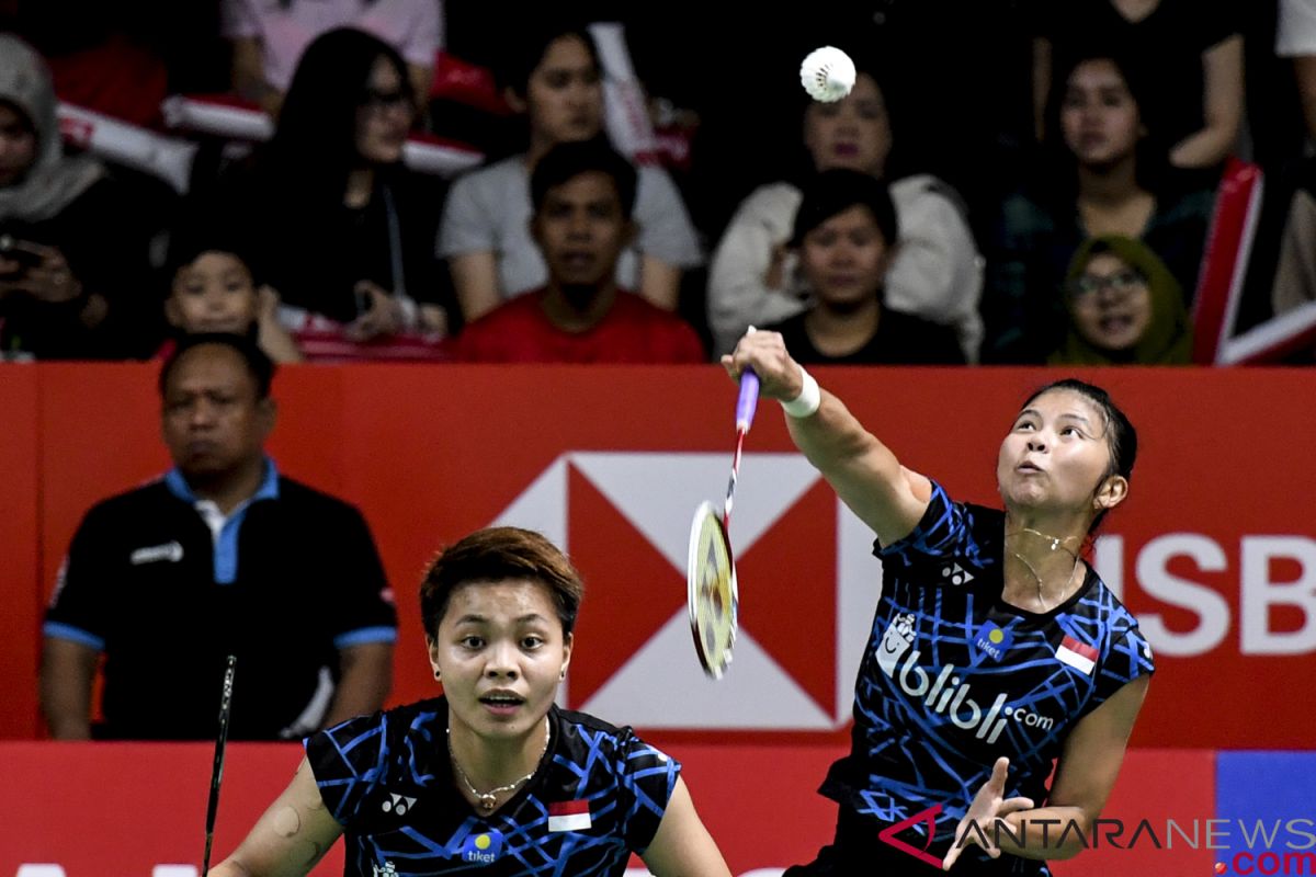 Greysia/Apriyani lolos ke semi-final Indonesia Masters 2019
