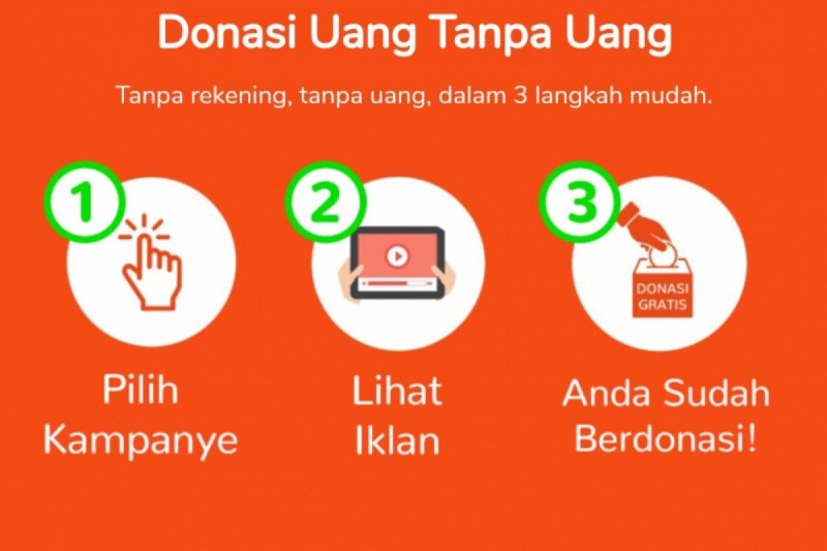 Baznas terima donasi lewat klik iklan