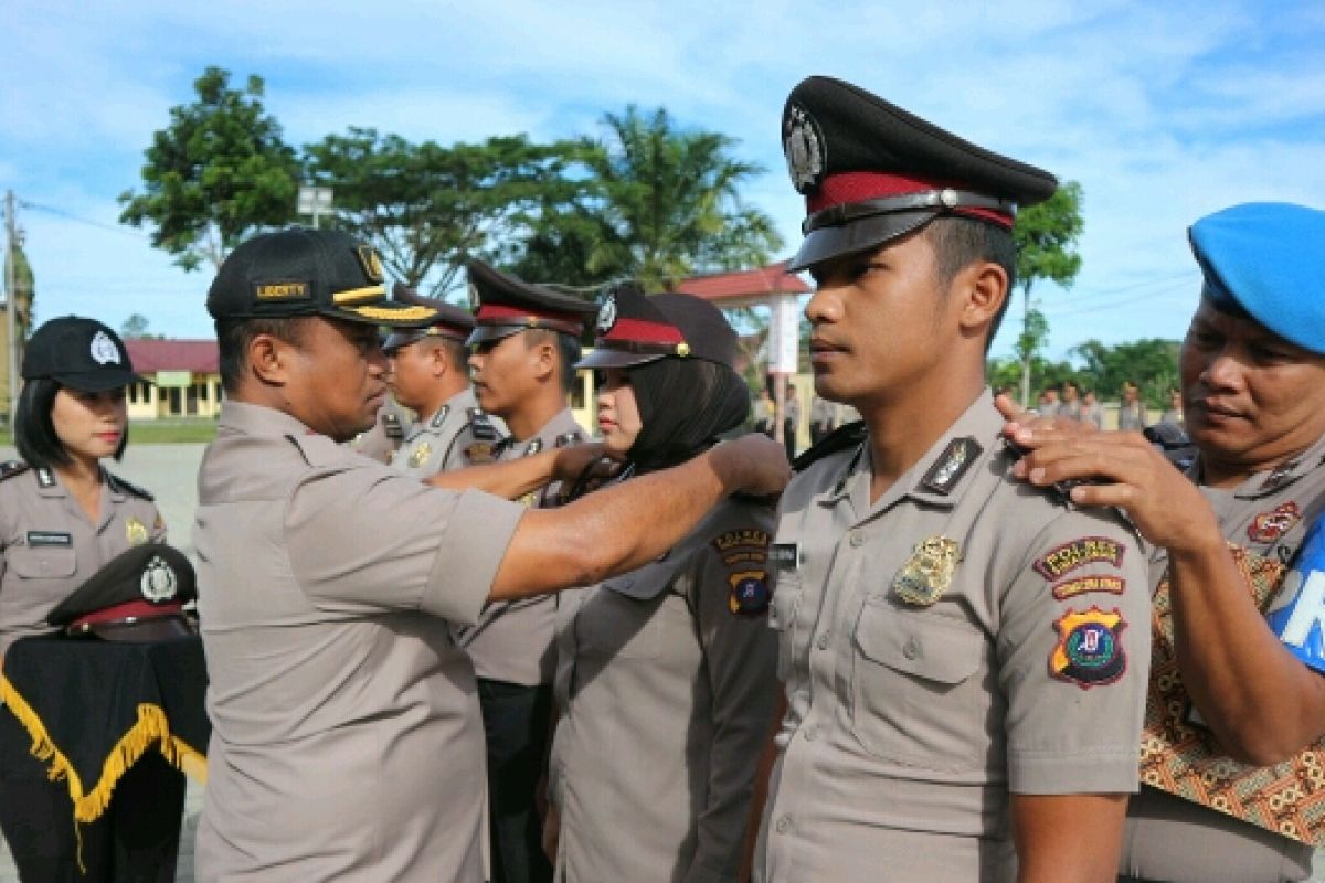 46 personel Polres Simalungun naik pangkat