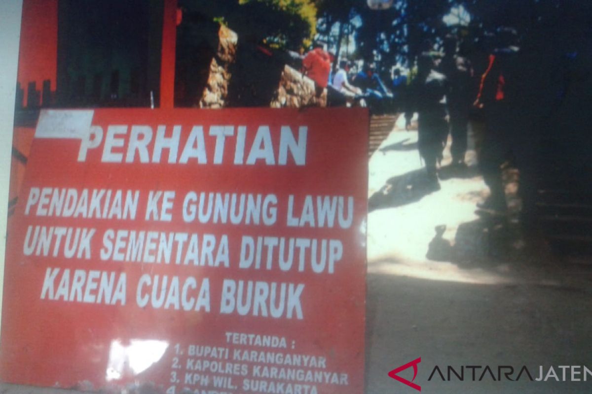 Pencarian pendaki hilang di Gunung Lawu dihentikan