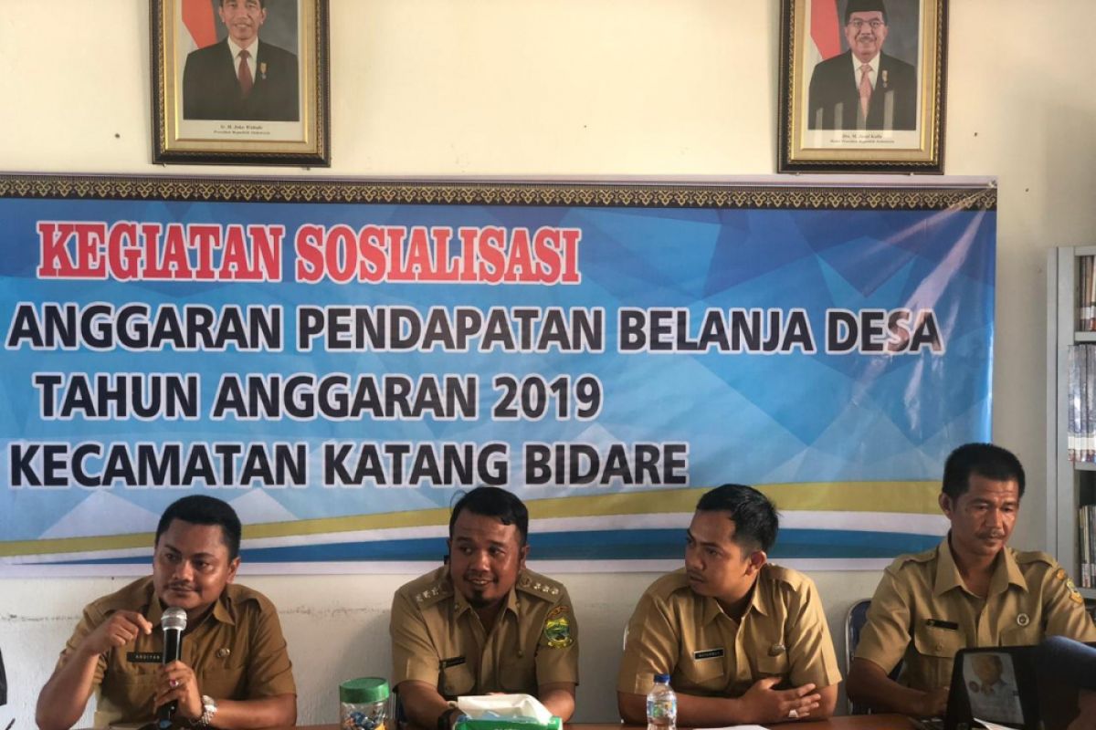 Kecamatan katang Bidare Sosialisasi Penyusunan APBDes