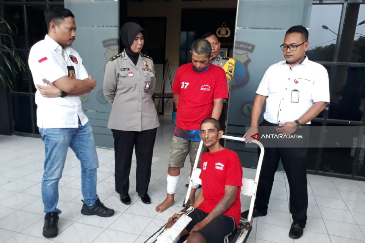 Polisi Lumpuhkan Residivis Bandit Jalanan Surabaya