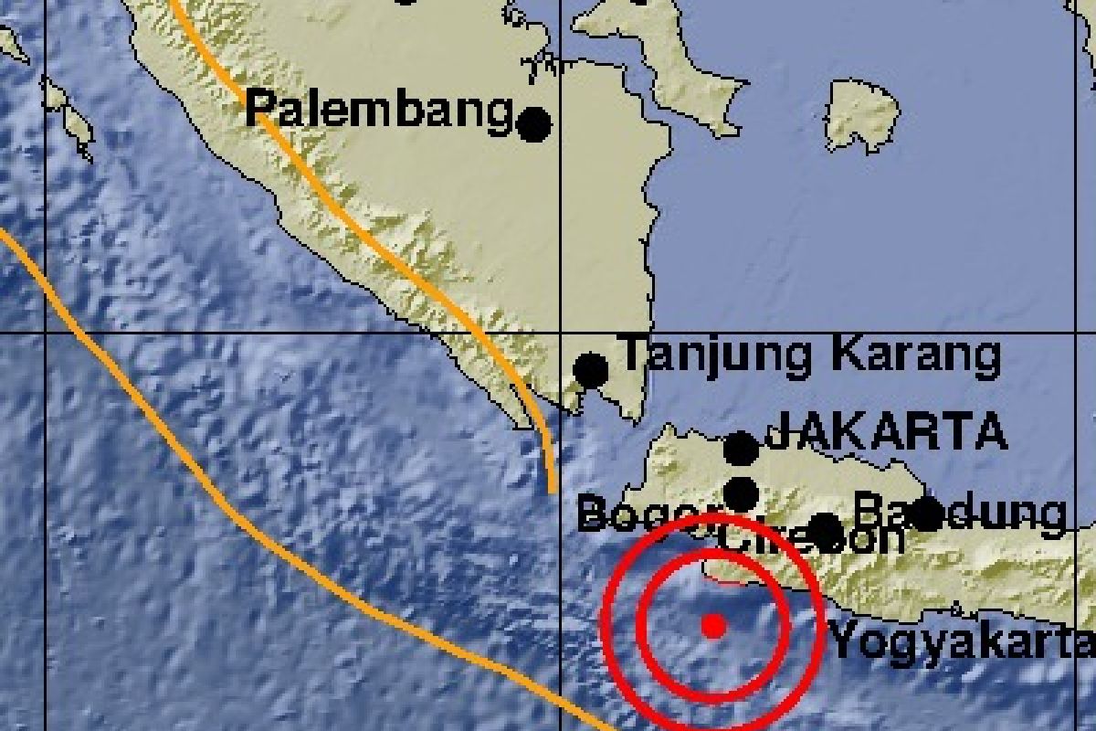 Pesisir pantai Pangandaran diguncang gempa