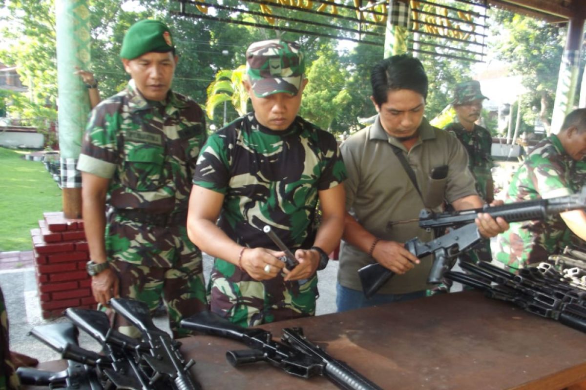 Kodim Klungkung cegah penyalahgunaan senjata api