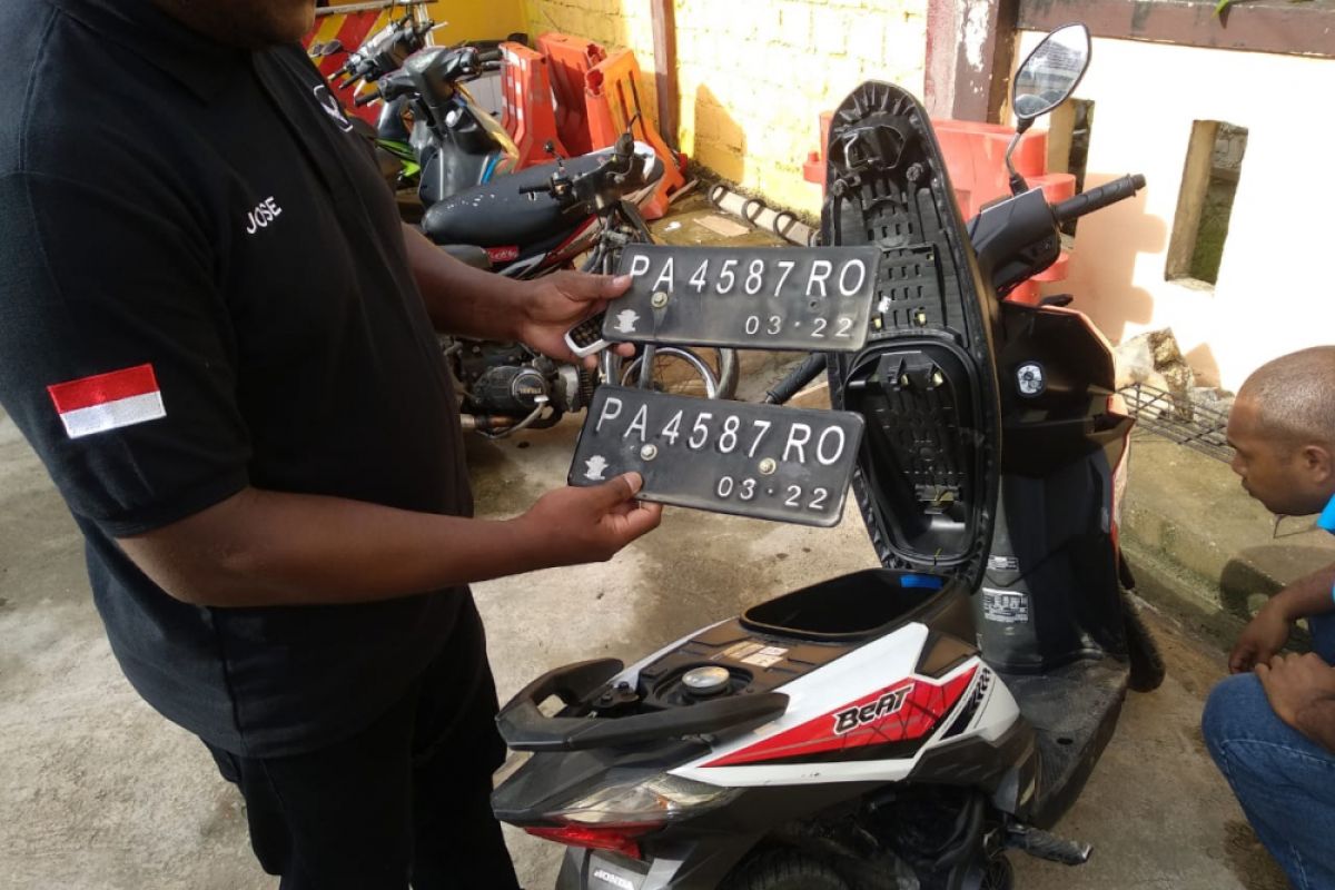 Polisi Sentani tangkap terduga pelaku pencurian sepeda motor
