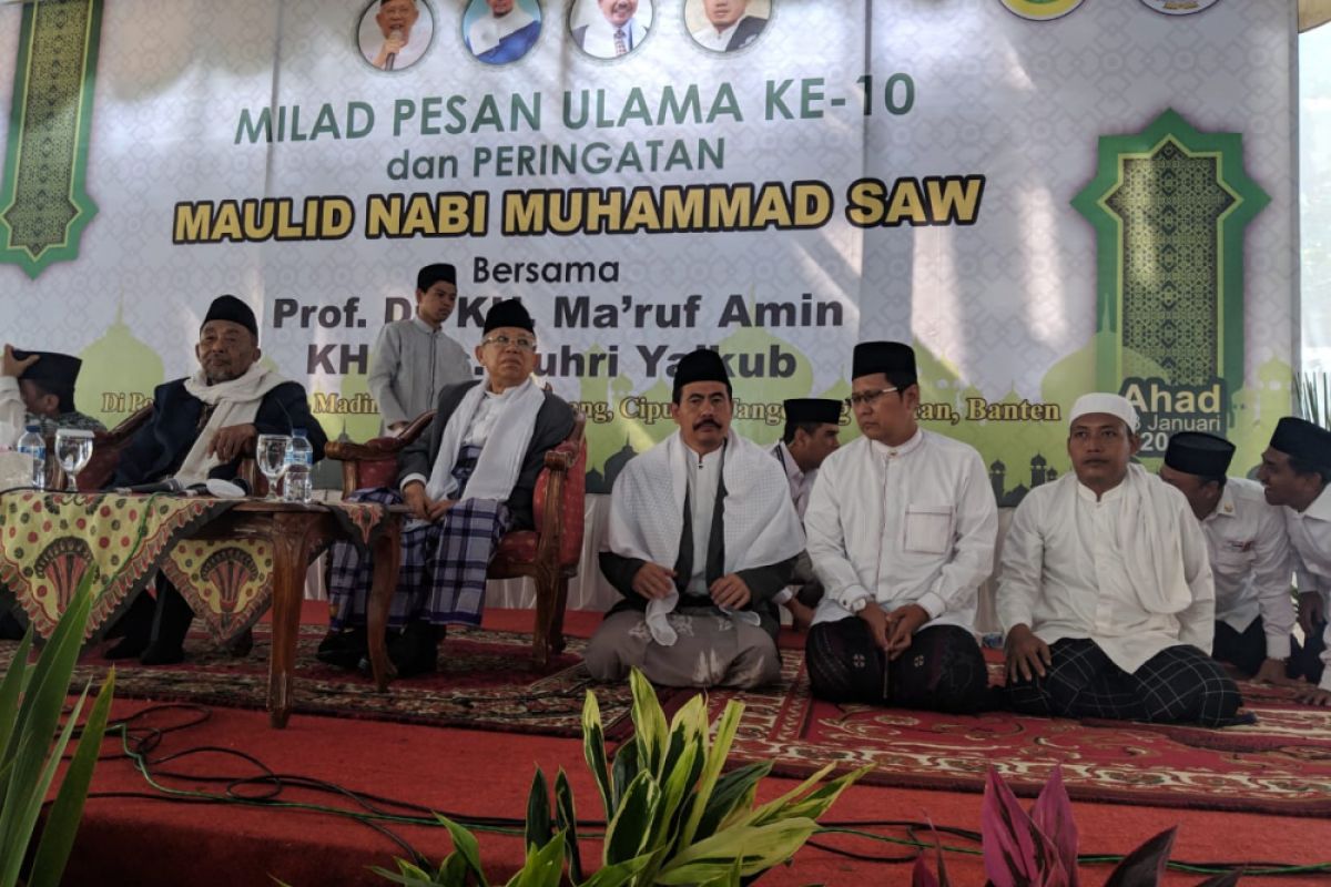 Ma'ruf Amin ingatkan pentingnya kesantunan bermedia sosial