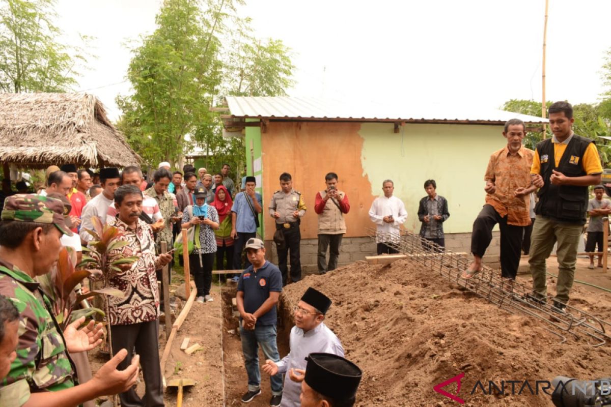 Bupati Lombok Utara peletakan batu pertama RIKO di Rempek Babussalam