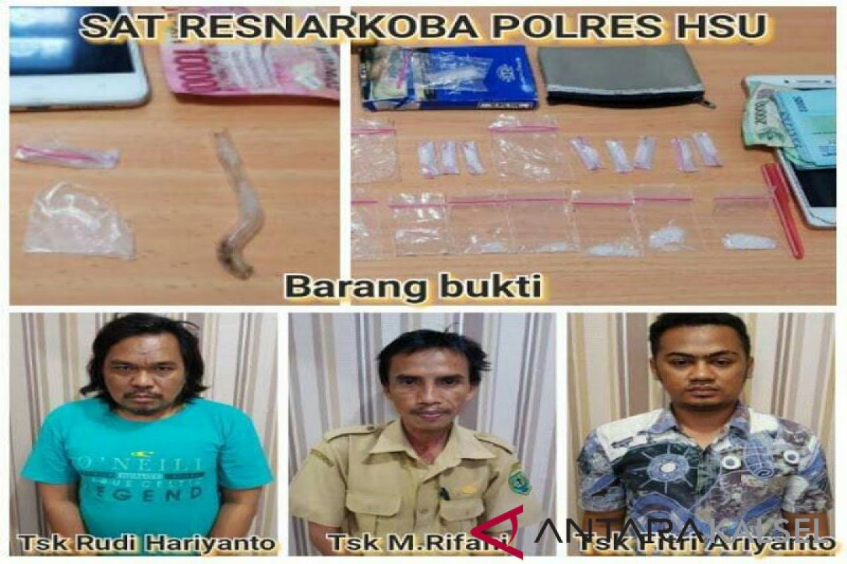 Kades dan Anggota BPD Terciduk Nyabu