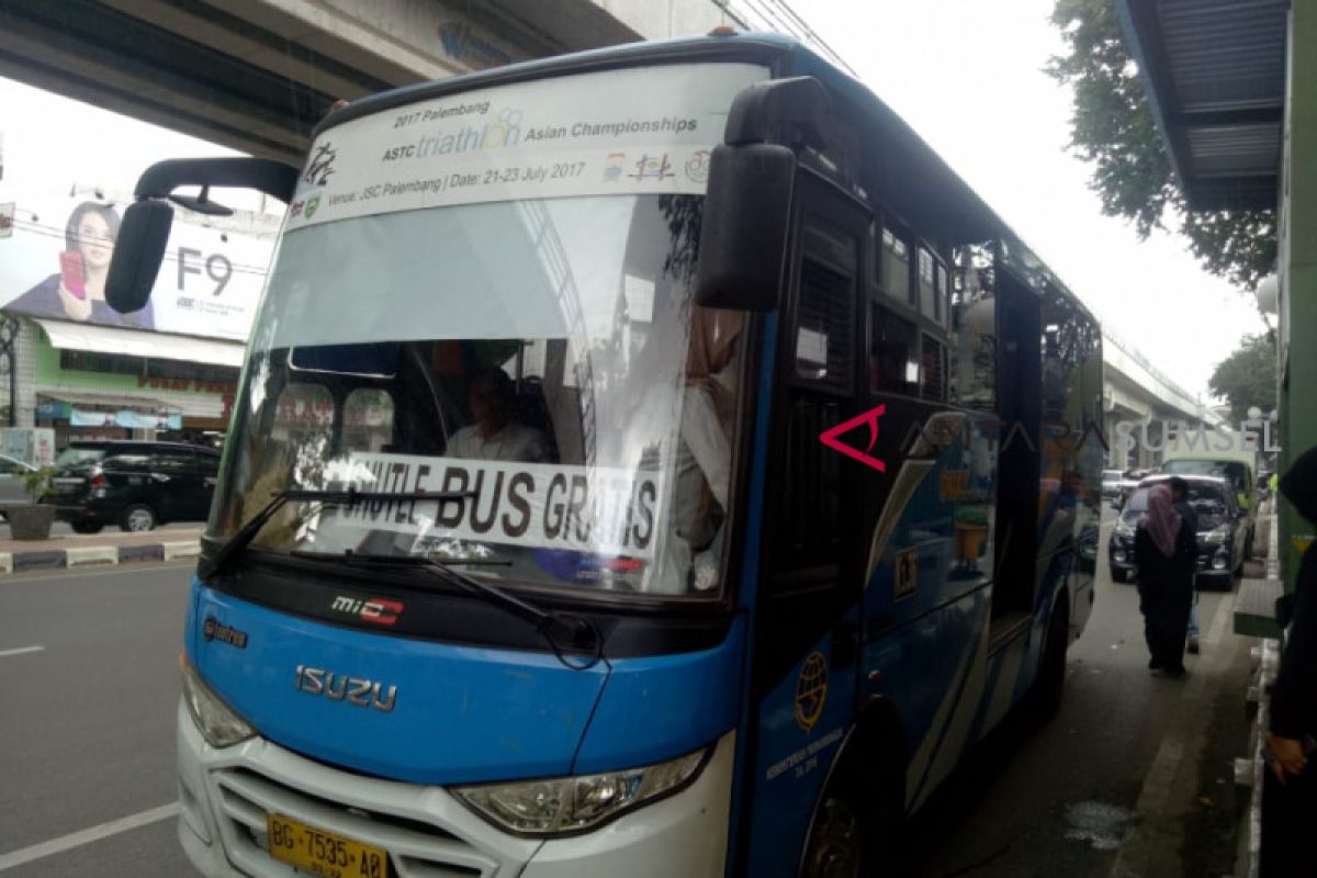 Bus gratis di Jalan Sudirman kurang diminati