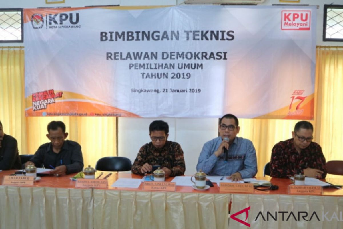 55 Relasi bimtek tingkatkan partisipasi pemilih di kota seribu kelenteng