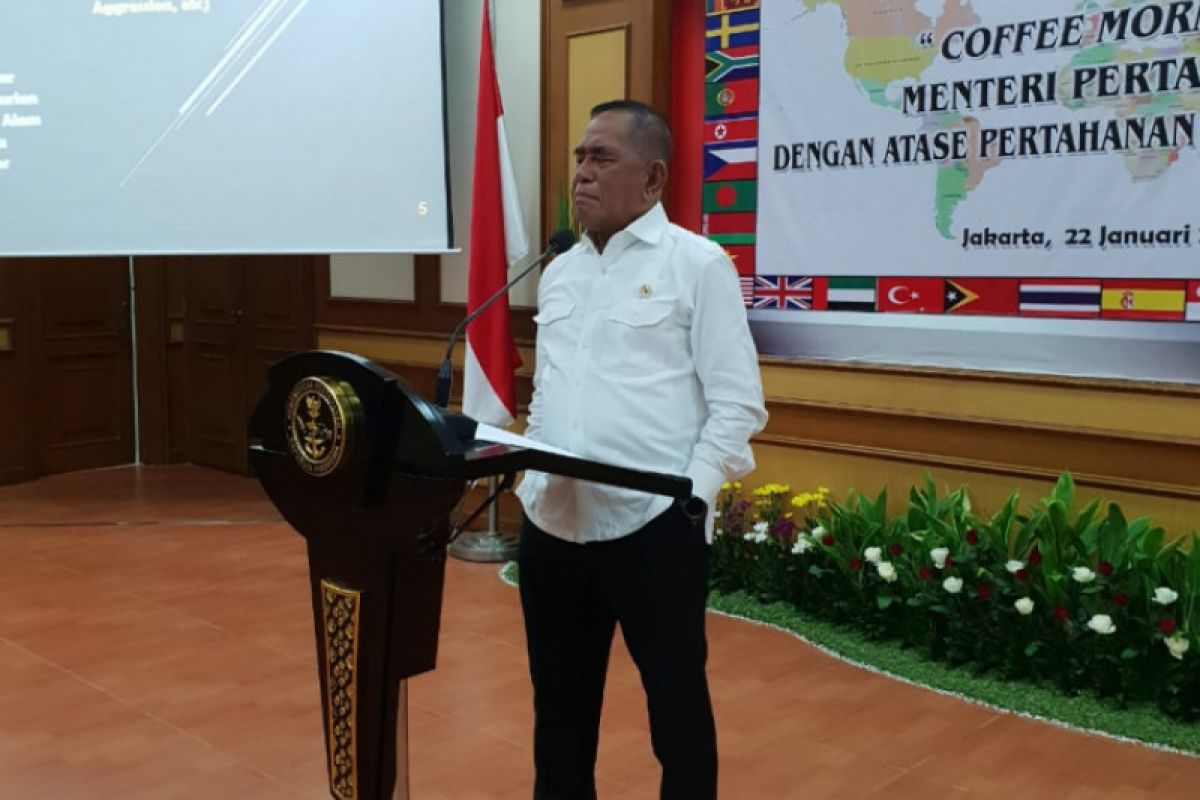 Menhan bicara ancaman terorisme di hadapan atase pertahanan negara sahabat