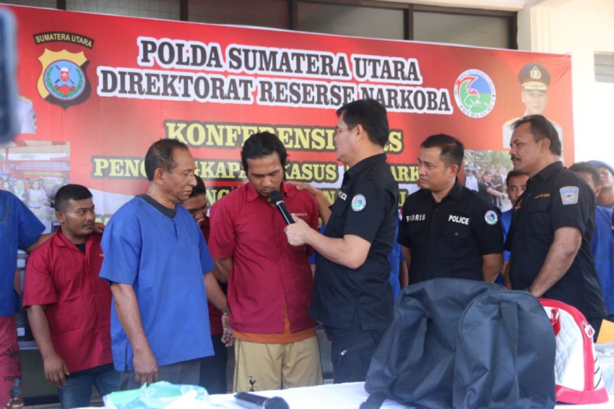 Polda Sumut gagalkan peredaran narkoba jaringan Malaysia