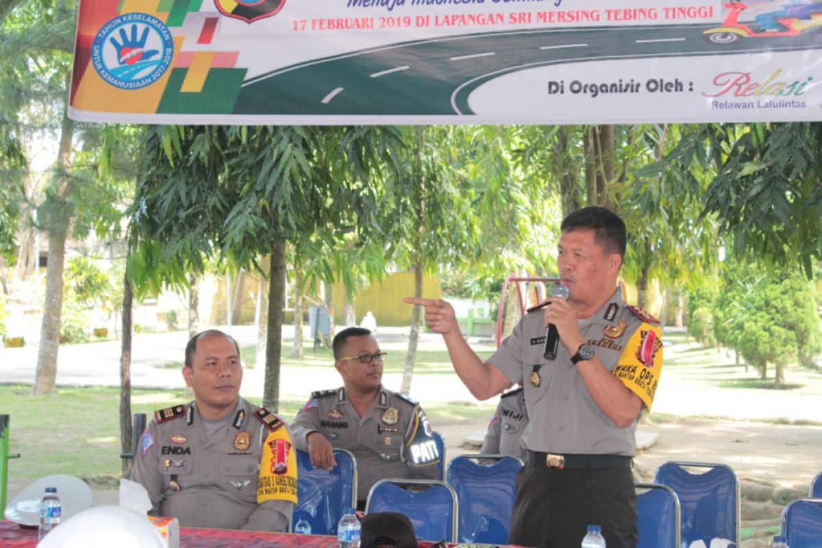 Polres Tebing Tinggi sosialisasi 