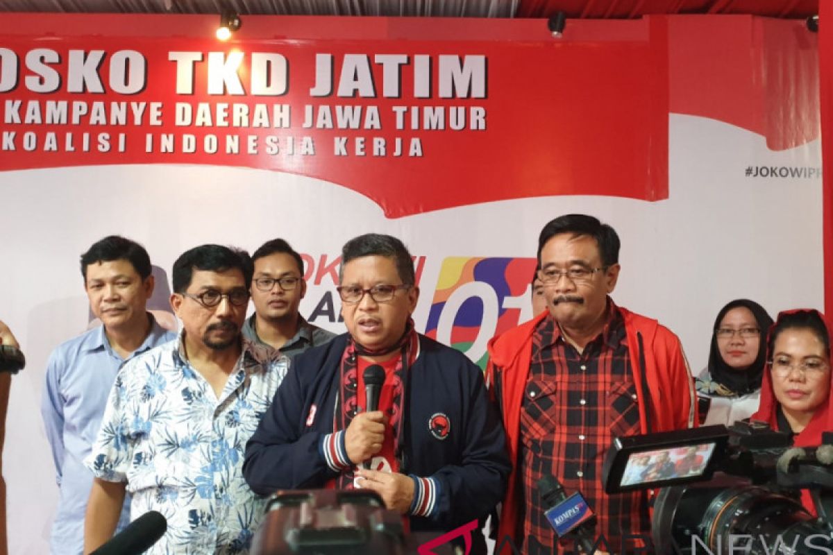 Hasto sebut dukungan tokoh yakinkan Jokowi-Ma'ruf di Jatim