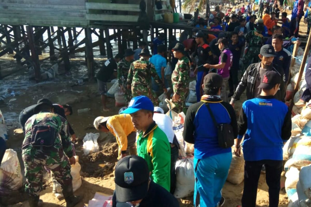 Gotong Royong Atasi Dampak Bencana Sebatik