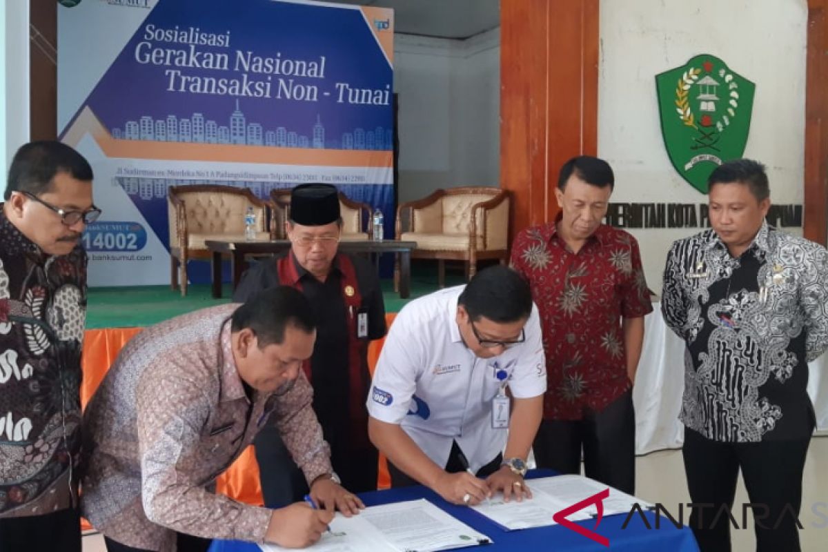 Pemkot Padangsidimpuan dan Bank Sumut gelar sosialisasi Gerakan Nasional Transaksi Non-Tunai