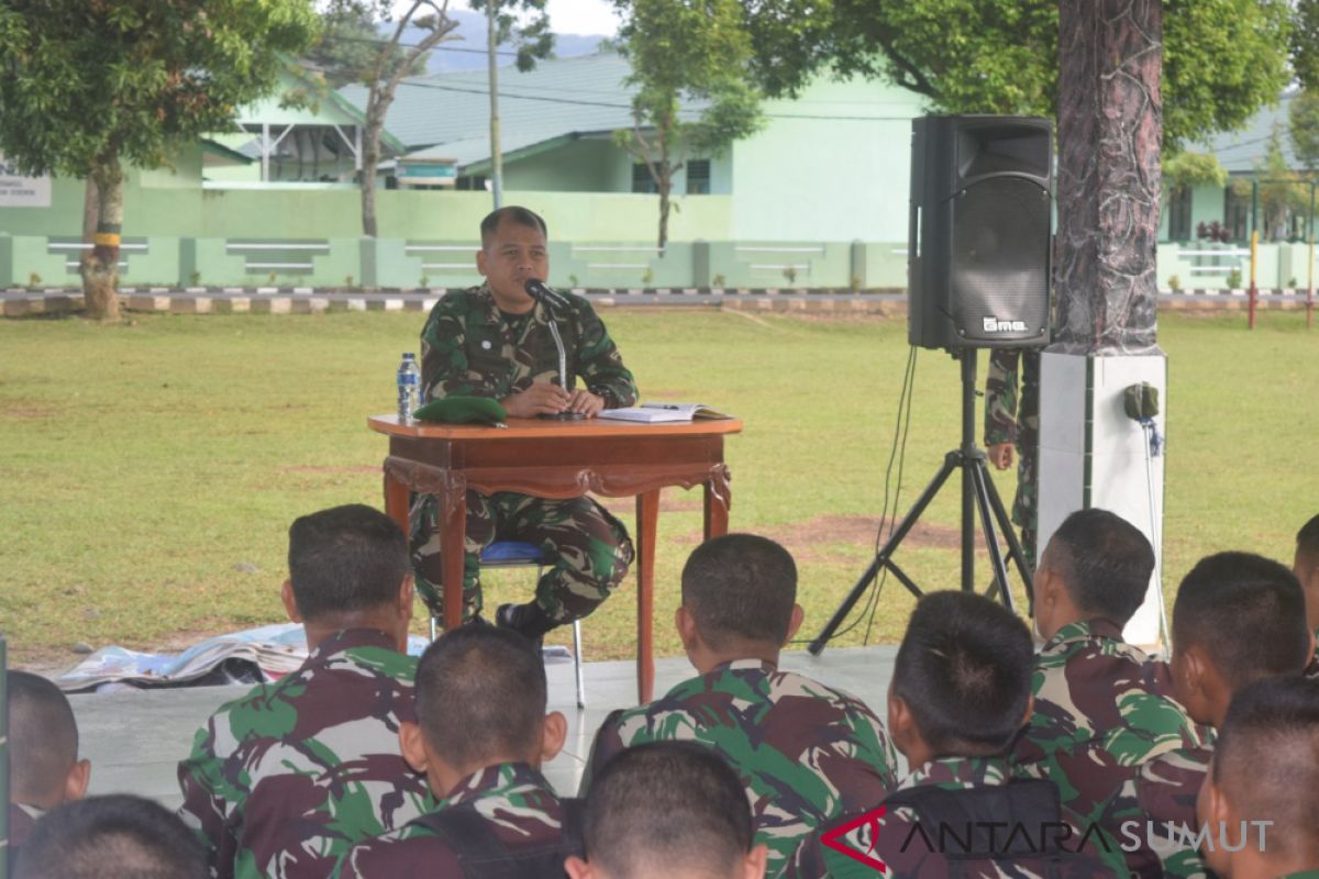 Danyonif 123/RW berikan pedoman netralitas TNI