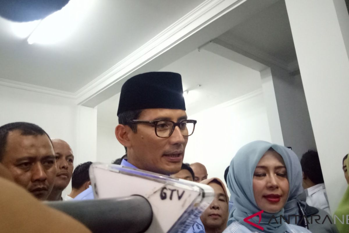 Sandiaga syukuran capai 1.000 titik kunjungan sosialisasi