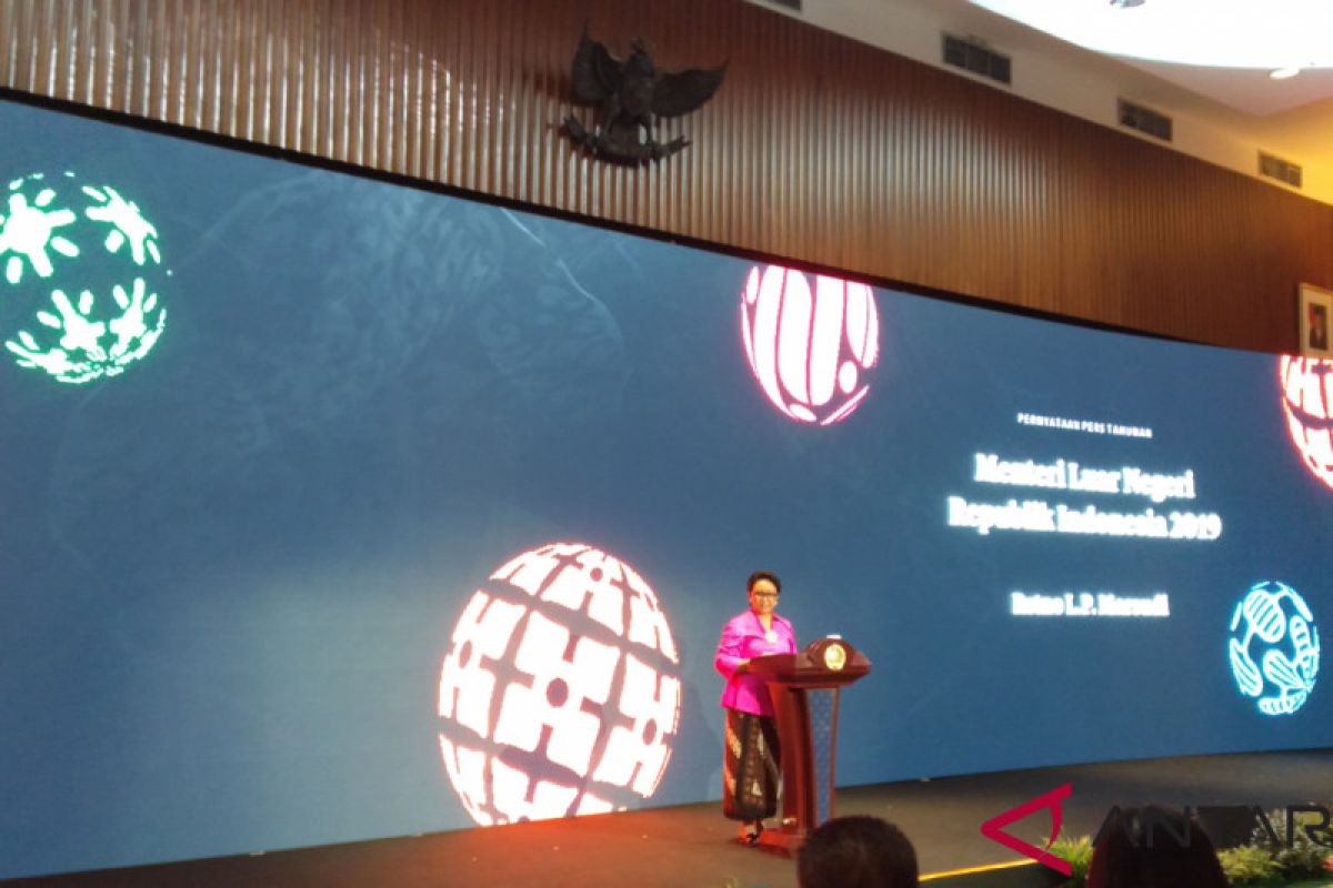 Menlu: 2019 tahun sibuk bagi diplomasi Indonesia