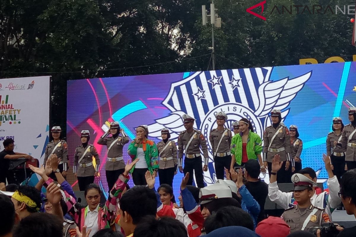 Tingkatkan kesadaran berlalu lintas, Korlantas gelar 'Millenial Road Safety Festival'