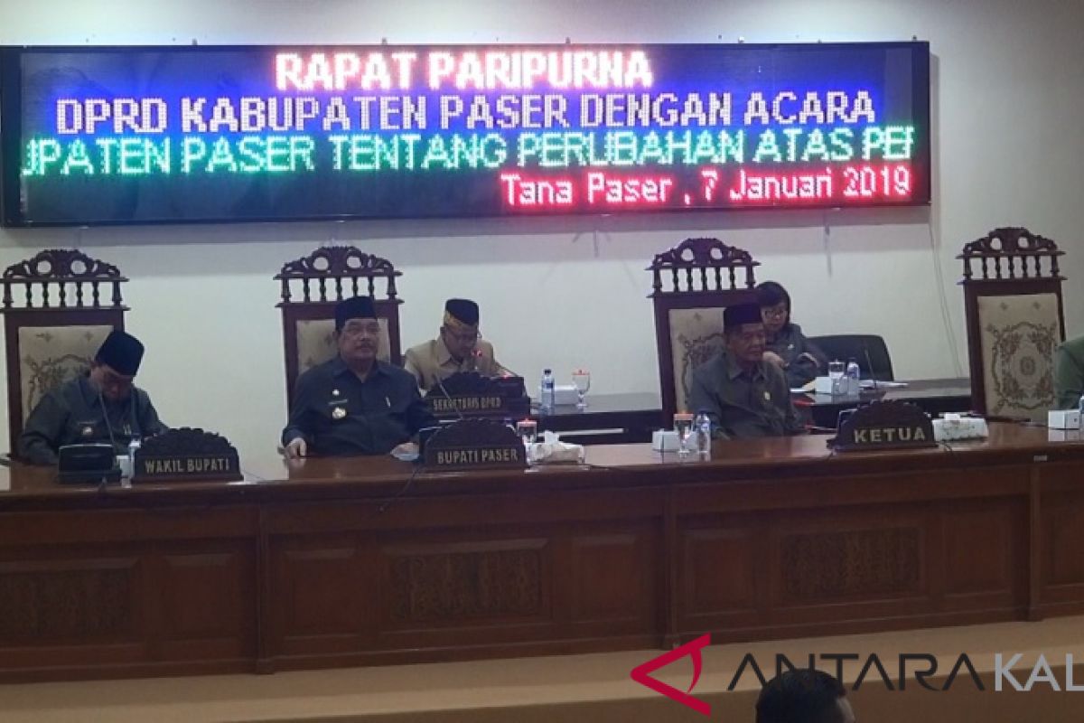 DPRD Paser Setujui Perdda PPNS