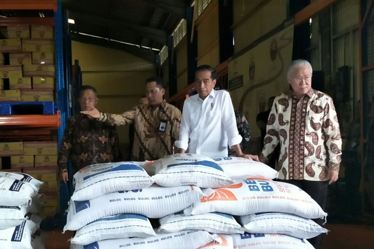Rice stock adequate: President Jokowi