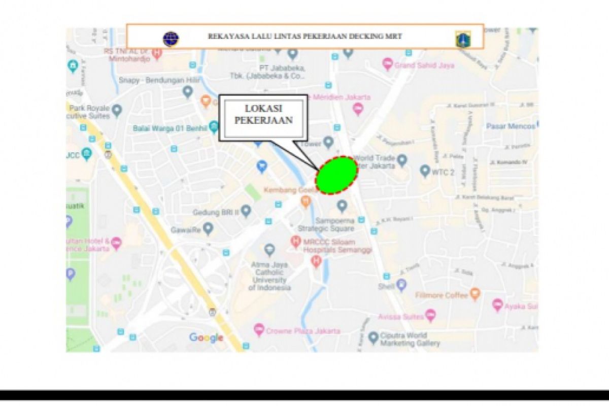 Dishub DKI lakukan rekayasa lalin di Jl Sudirman