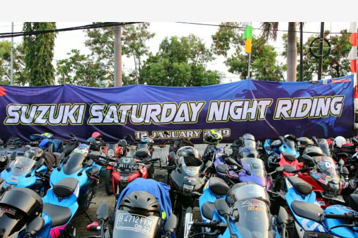 300 bikers ramaikan riding malam Suzuki Special Day