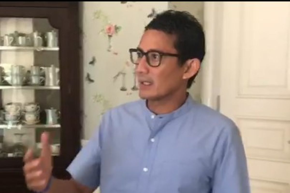 Sandiaga lakukan simulasi Debat Capres di kediamannya