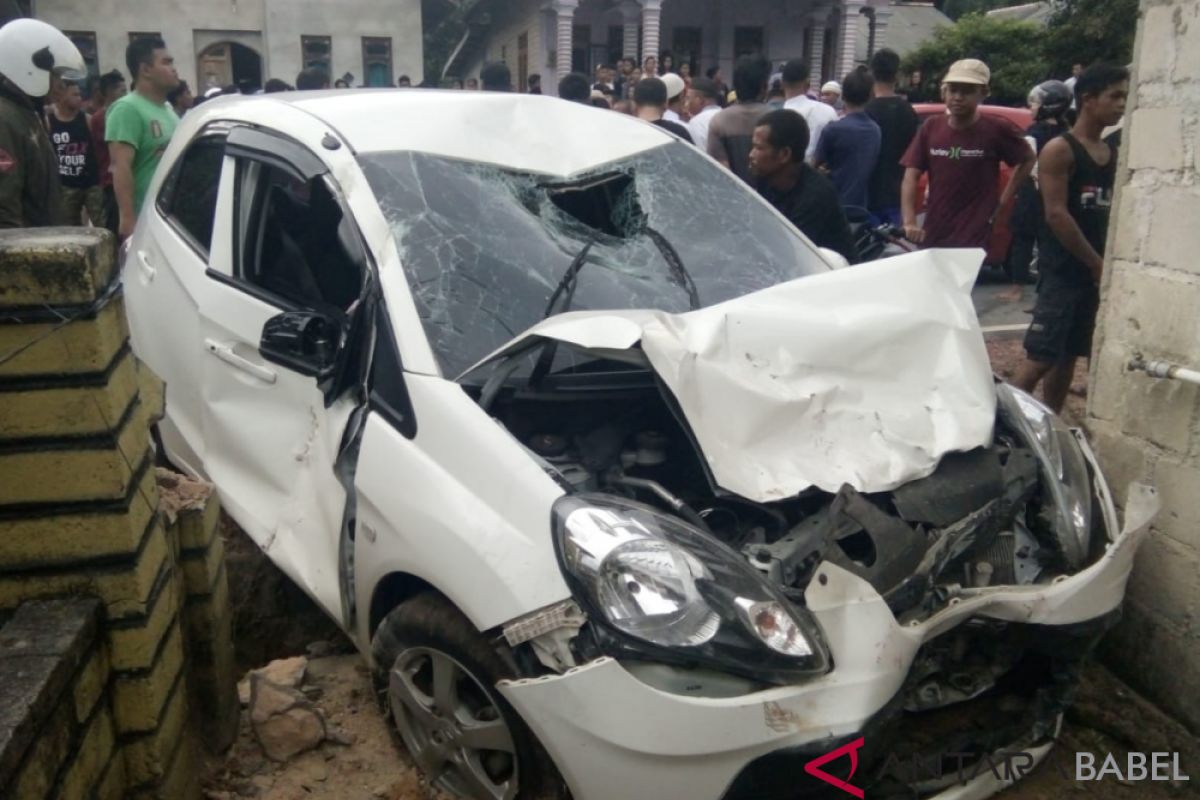 Polres Bangka Selatan amankan supir mobil tabrak pengendara motor