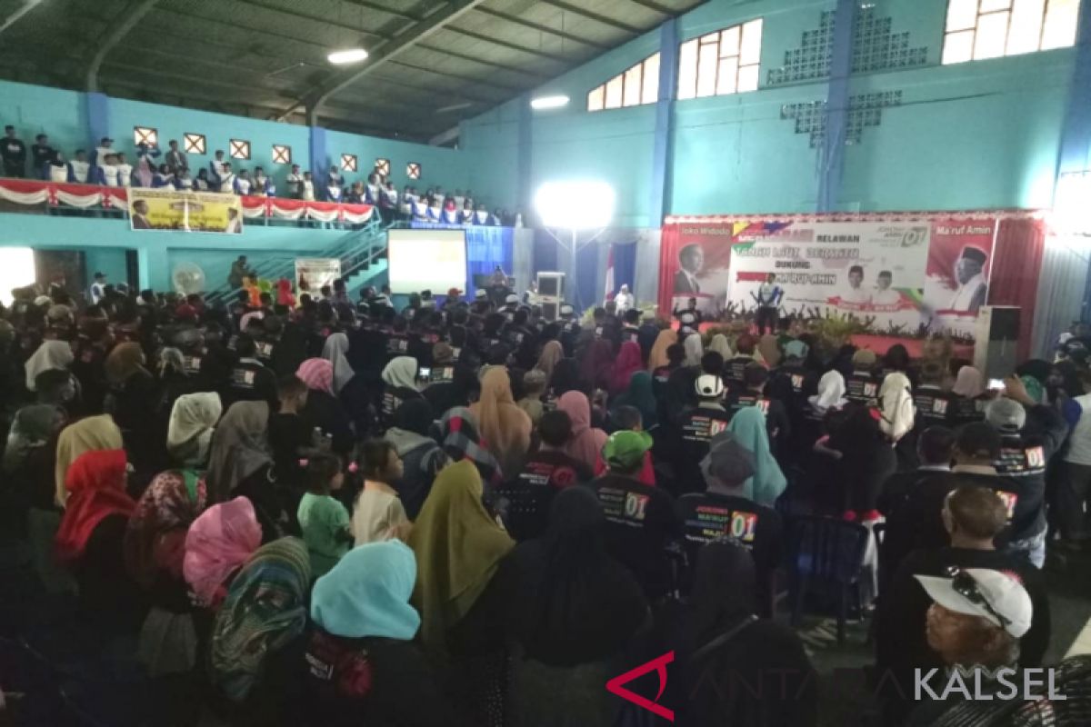 Relawan Tanah Laut bersatu dukung pasangan Jokowi-Ma'ruf