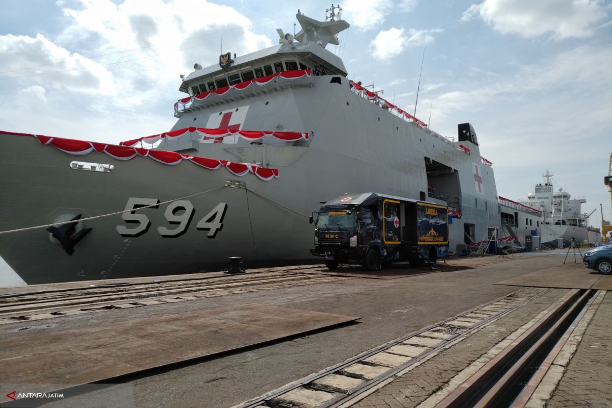 PT PAL Hands Over Hospital Ship to Indonesian Navy
