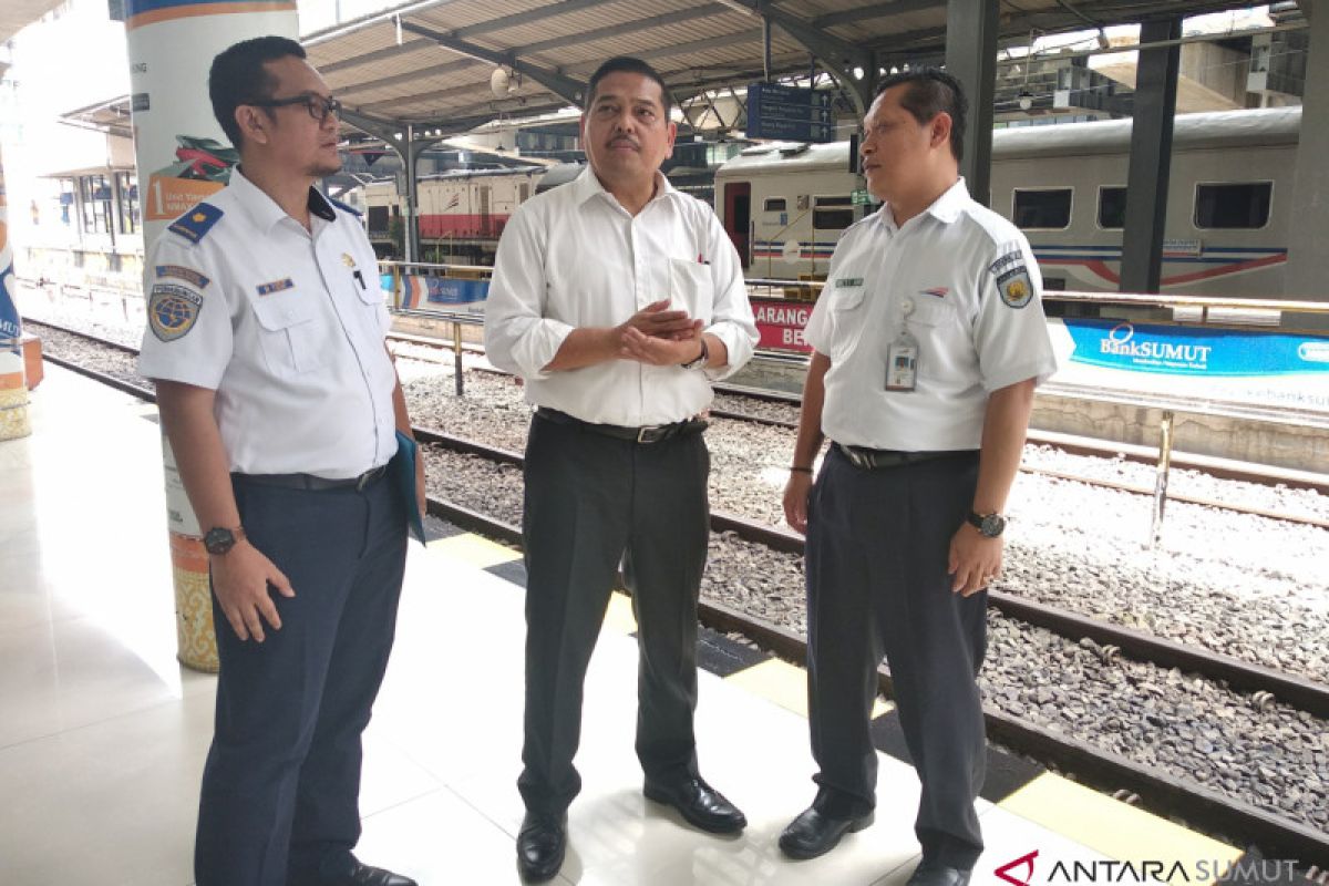 Rel layang kereta api Sumut direncanakan beroperasi April  2019